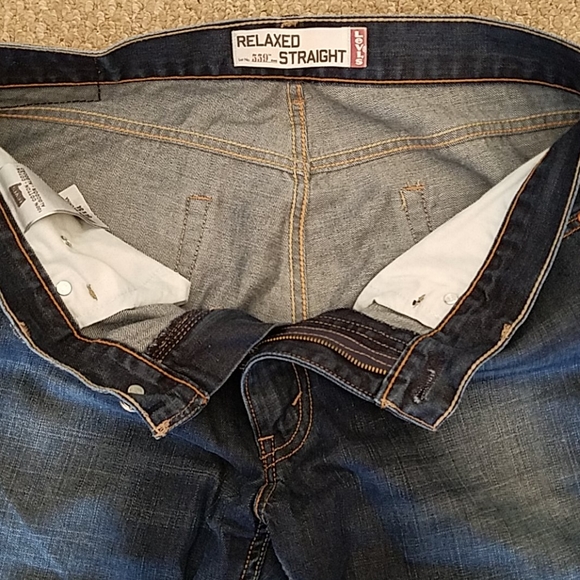 Levi's 34 x 34 Blue 559 Straight Denim Jeans - Picture 6 of 8